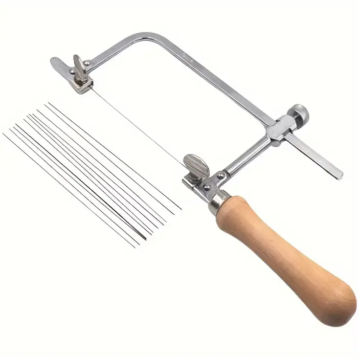 Kit de cadre de scie à bijoux avec lames