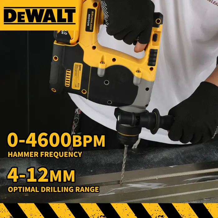 DEWALT 20V MAX 18V perceuse à percussion sans balais SDS-Plus 1 "poignée en L outil de Percussion ro