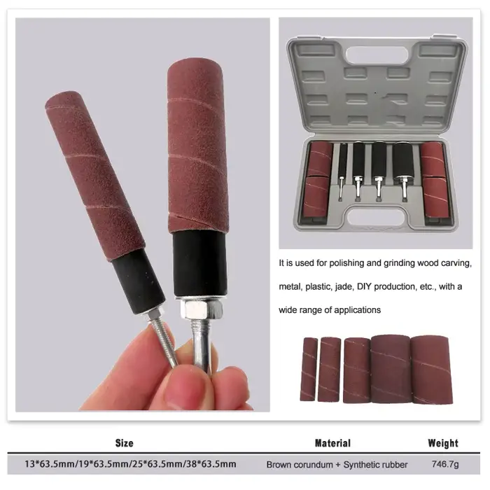 Kit de tambour de ponceuse à broche