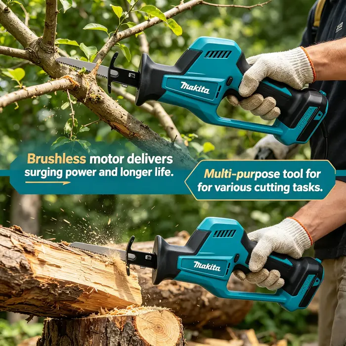 Scie électrique au lithium 18V Makita DJR189 : Outil