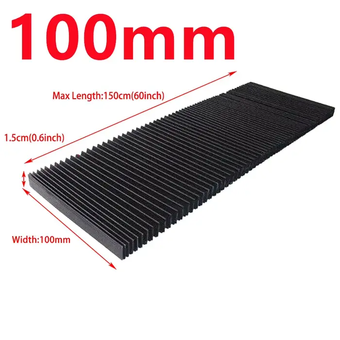 Fraiseuse CNC, protection Flexible, tissu anti-poussière, tissu à trois épreuves, protection plate e
