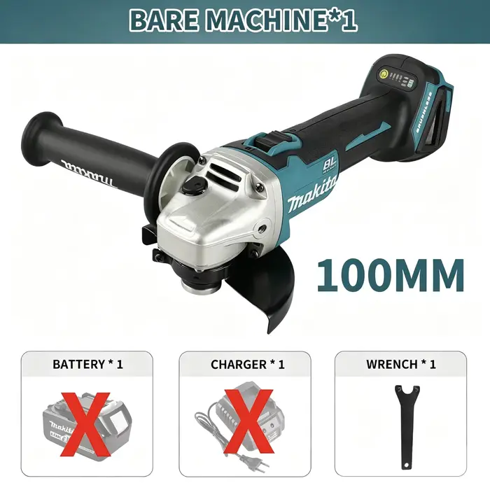 Outil de meulage Makita DGA506 18V, meuleuse d'angle sans balais 125 mm, machine de polissage électr