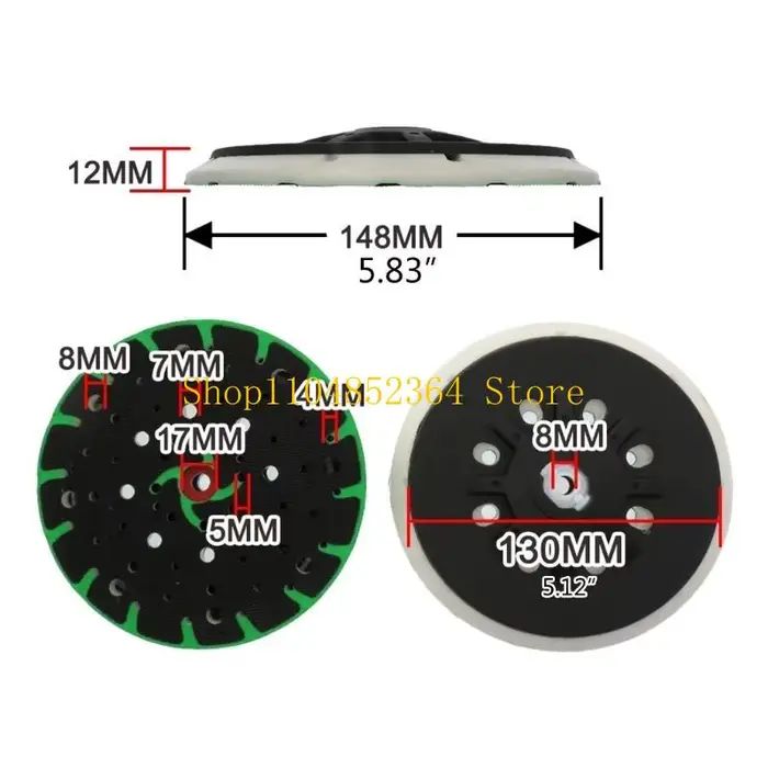 652f Disque polissage 652f 6 / 150 mm pour ponceau pondi