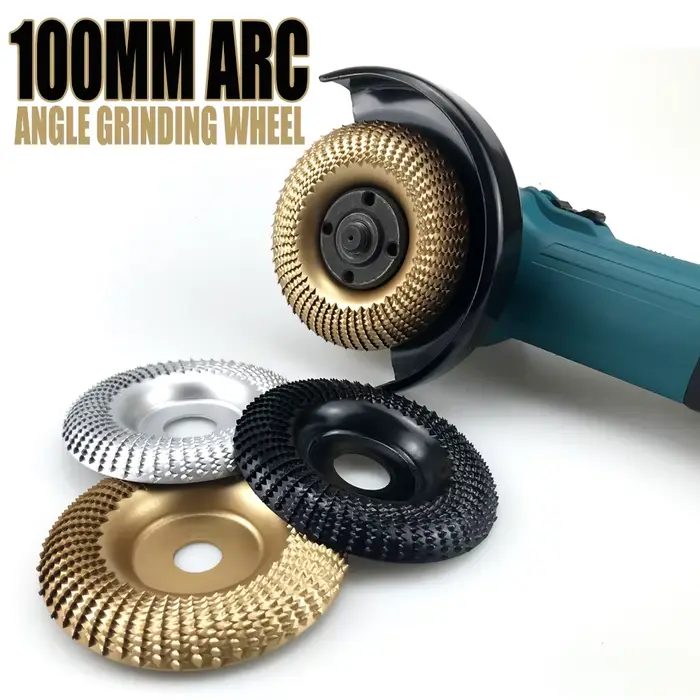 16/22mm ouverture 100mm Arc Angle meule bois façonnage disques de meulage travail du bois ponceuse a