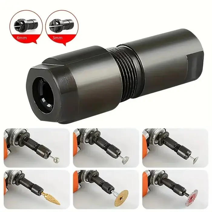 Adaptateur modifié pour meuleuse d'angle 3/6 mm