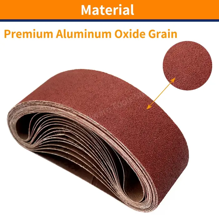 Bande abrasive pour le travail de calcul