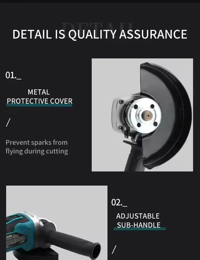 Meuleuse d'angle sans fil Makita DGA404 125/100 mm