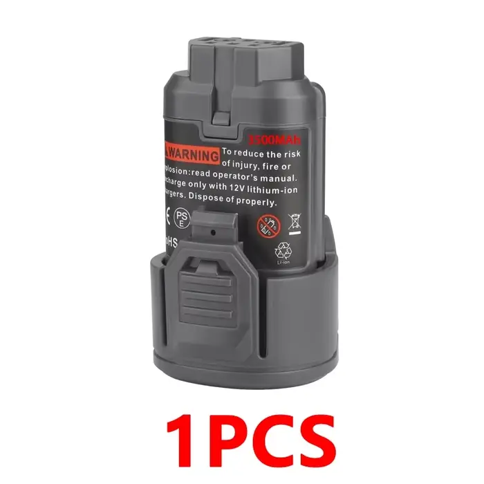 Compatible avec la batterie au lithium Ridgid 12V 3500mAh, perceuse à percussion, visseuse à chocs,