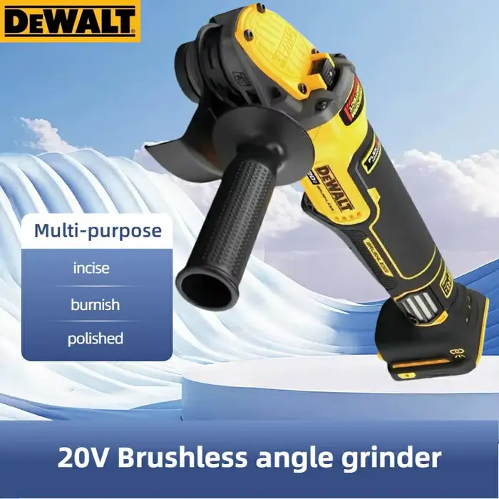 Meuleuse d'angle sans fil DEWALT DCG409 20V | Machine de découpe et de polissage professionnelle 125 mm 9000 tr/min