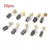 Balais de carbone 6.4x7.9x12.5mm, 10 pièces, pour Black Decker CD105 CD110 CD115 KG900 pour meuleuse