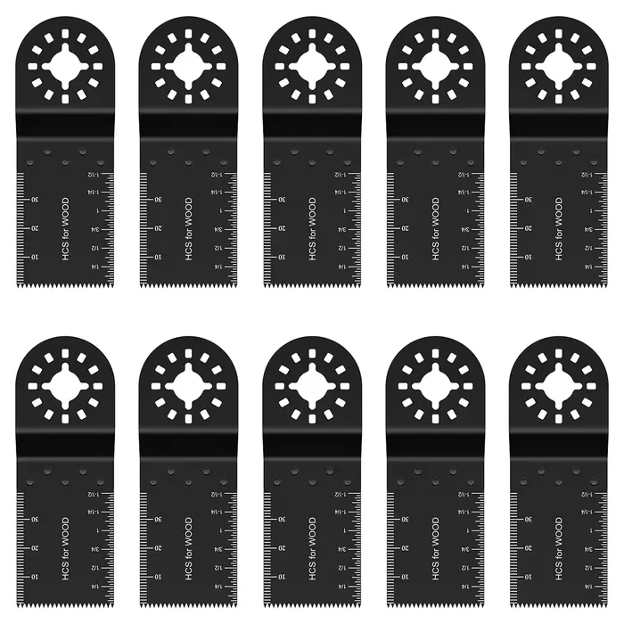 Lame de scie oscillante 10/12/20 pièces, lames multi-outils, lame de scie à dégagement rapide, lame