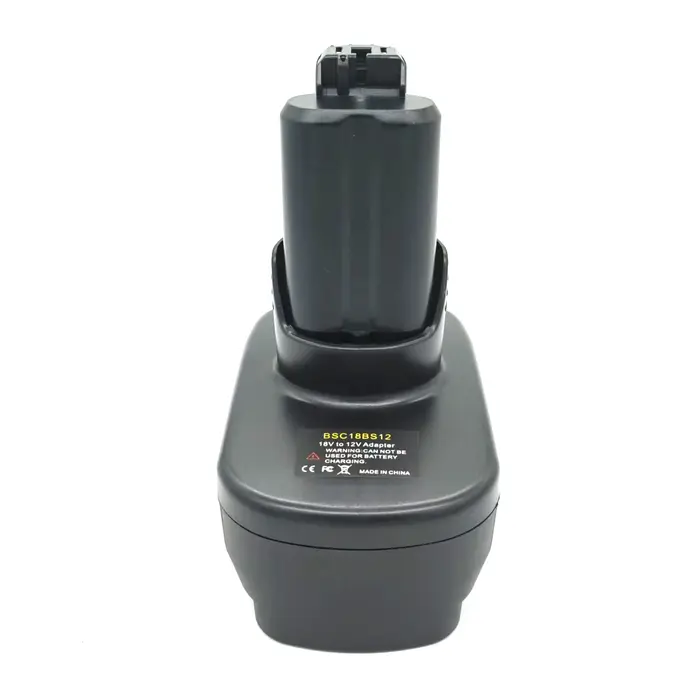 Adaptateur de batterie BSC18BS12 pour outils Bosch 12V, pour batteries au lithium PBA Bosch 18V, pou