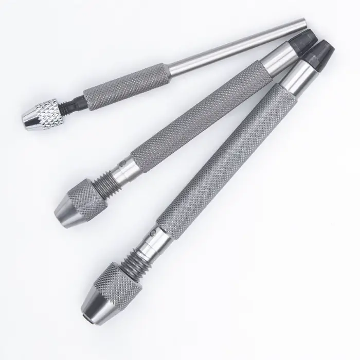 DB.6892 3 en 1 acier inoxydable robuste tournevis pivotant perceuse broche étau montre couronne Tube mandrin outils pour horlogers