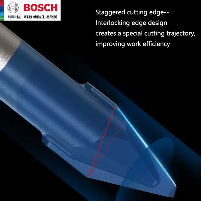 Forets en céramique dure BOSCH Hex-9 EXPERT Small Blue Arrow pour le perçage de marbre
