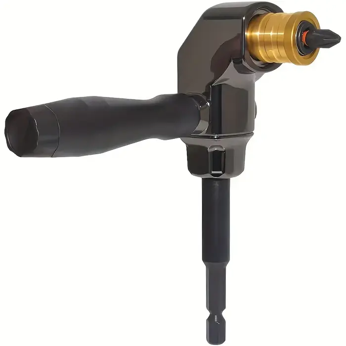 Adaptateur de perceuse à Angle droit de 90 degrés avec tige hexagonale de 1/4 "