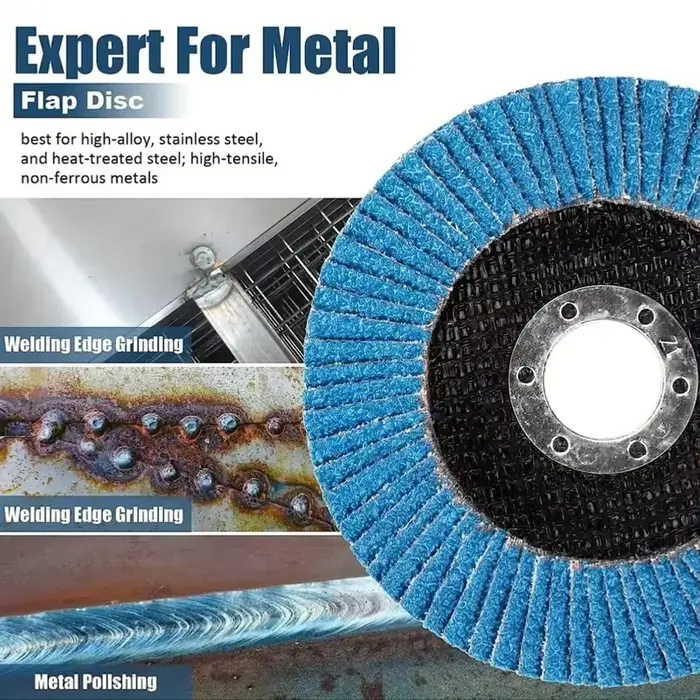 Disques à lamelles métalliques de 125 mm pour meuleuse d'angle