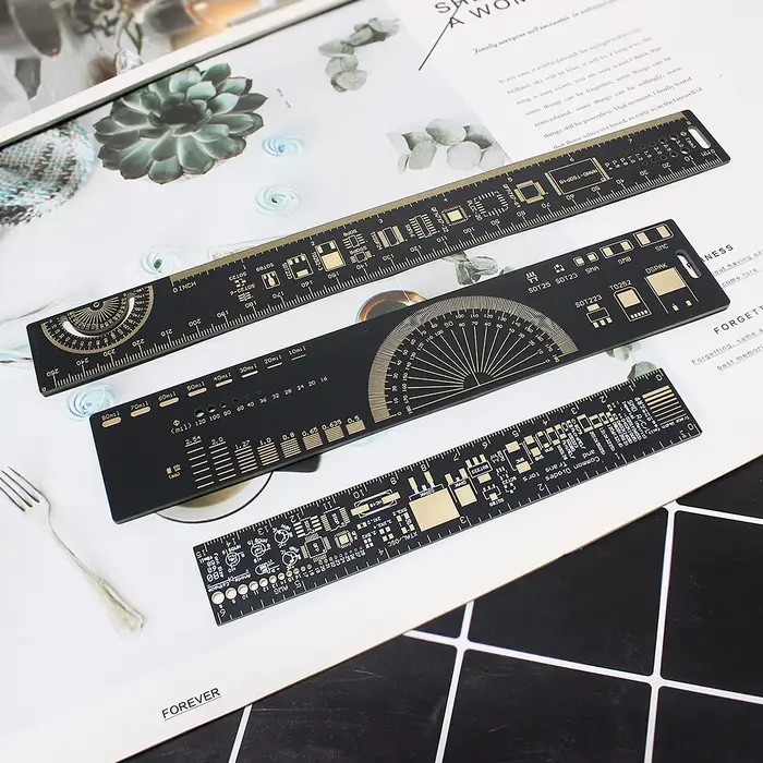 Règle de mesure multifonctionnelle pour PCB de 15 cm/20 cm/25 cm