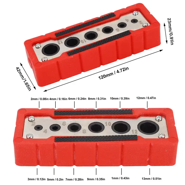Guide de perçage de 2 à 12mm