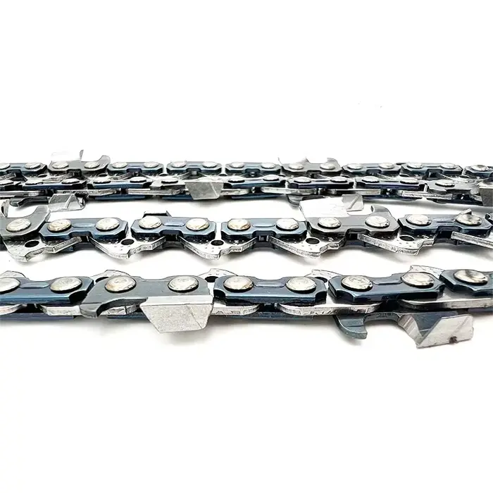 Accessoires de tronçonneuse lame de scie à chaîne ciseau complet 3/8 "(0.375") 84 maillons 76 maillo