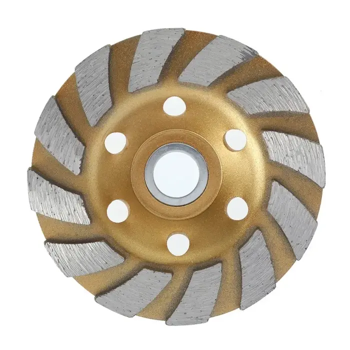 4In meule diamantée HHS robuste Turbo rangée diamant