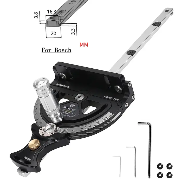 HONGDUI – jauge à onglet et Kit de gabarit de Joint de boîte