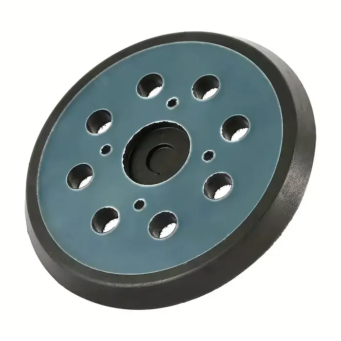 Tampon de ponceuse orbitale électrique, 125mm, 5 pouces, support à 8 trous, disque de ponçage, croch