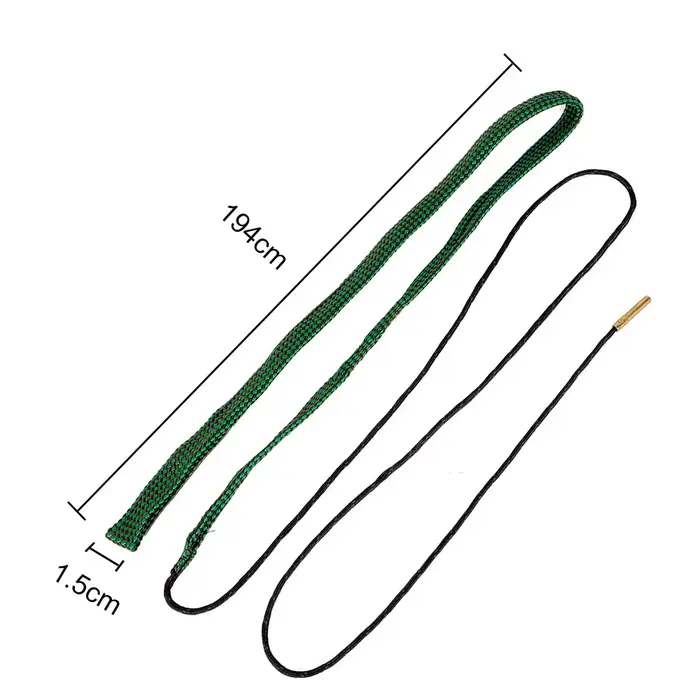 Kit de nettoyage de canon de fusil de chasse avec corde