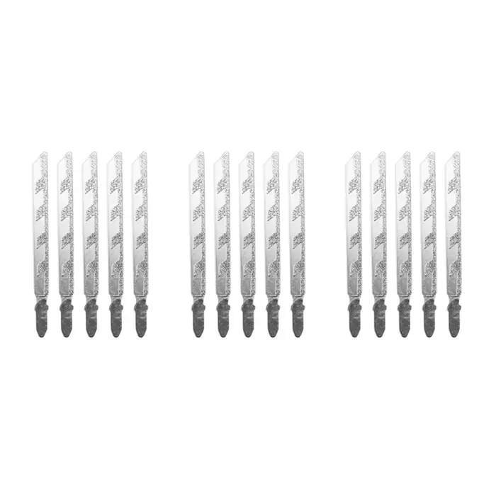 15Pcs 101Mm 4 pouces T tige lames de scie sauteuse diamant enduit jeu