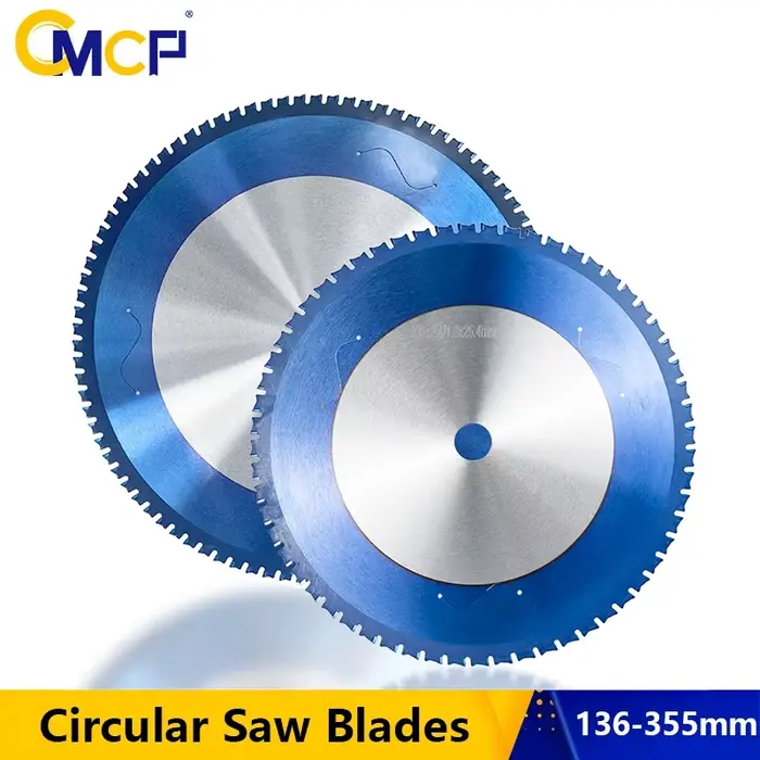 Lames de scie circulaire 136-355mm disque de coupe en métal revêtement Nano bleu
