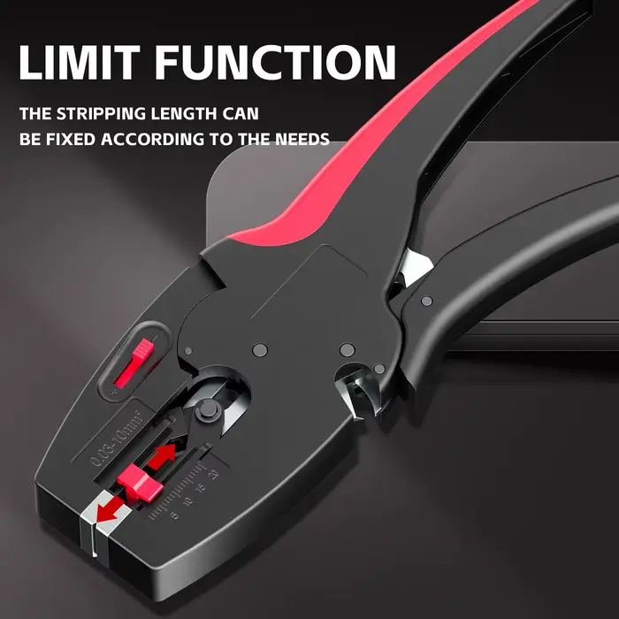 Pince à dénuder et coupe-fil automatique 2 en 1, outils robustes 0.03-10mm2/32-7AWG, Mini réparation