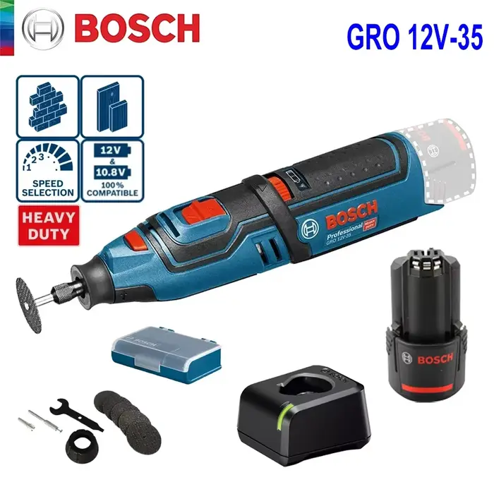 Bosch GRO 12V-35 Meuleuse sans fil 12V