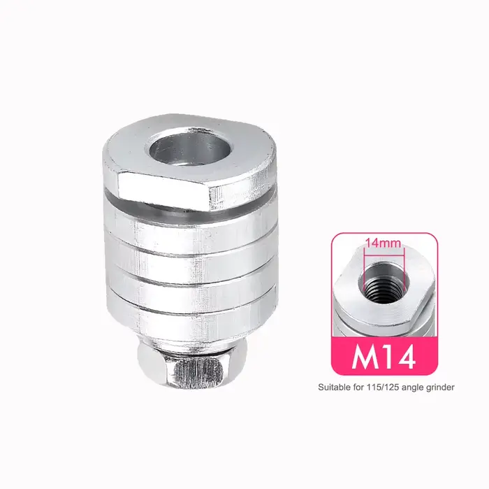 Adaptateur de meuleuse d'angle M10/14 vers machine à rainurer, adaptateur de rainurage à changement