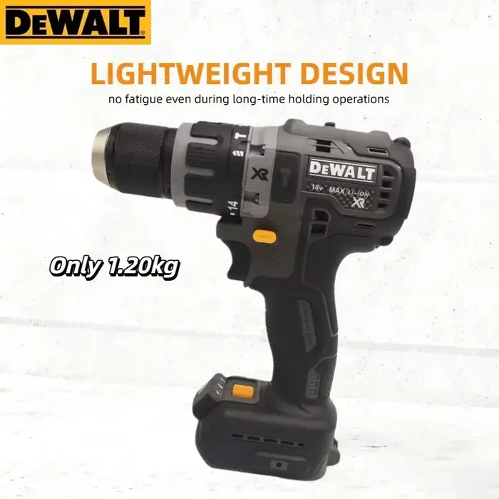 Perceuse-visseuse compacte sans balais DEWALT DCD791 : Outil électrique multifonctionnel sans fil rechargeable (machine uniquement)