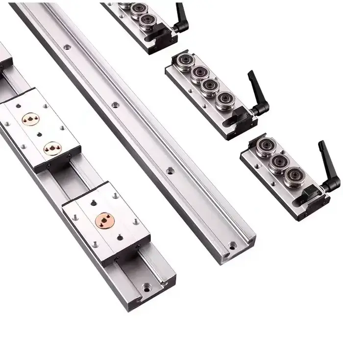 Guide linéaire à deux axes intégré argenté, glissière à rouleaux SGR10, bloc SGB10, guide SGR10, longueur 300, 500, 600, 1000, glissière de travail de calcul, 28mm