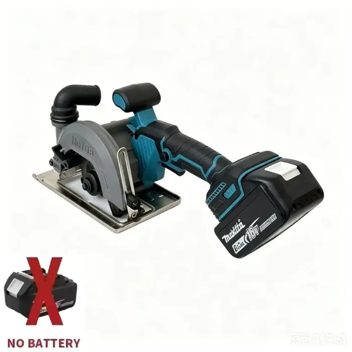 Scie circulaire sans fil Makita 150 mm, lame sans balais, scie électrique portable, coupe bois et métal, pour la construction et la maison, batterie 18 V