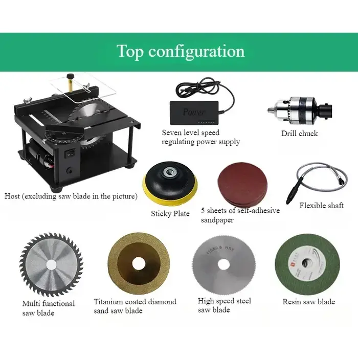 Petite scie de table électrique multifonctionnelle