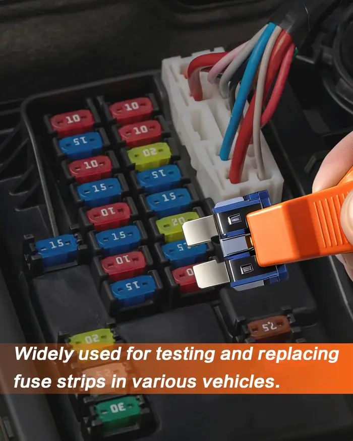 Outil multifonctionnel de test et de retrait de fusibles automobiles, testeur de fusibles de type lame, extracteur de fusibles auto