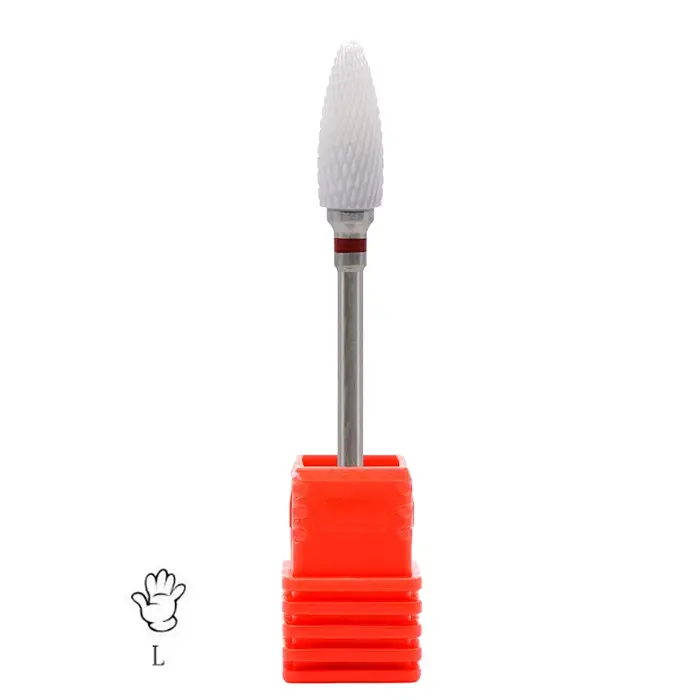Fraise à bosse gauche, forets à ongles en céramique
