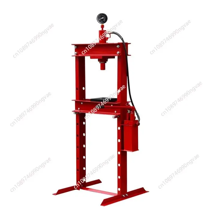 Presse hydraulique d'atelier 10T / 12T / 20T / 50T avec manomètre pour roulements et bagues