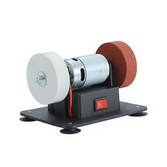 Mini-meuleuse électrique multifonctionnelle à double roue, petite meuleuse de table professionnelle