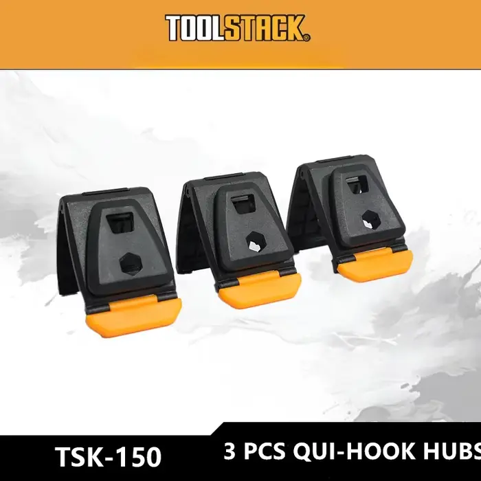 Ceinture de travail TOOLSTACK avec boucle en acier à dégagement rapide, conception suspendue, suppor