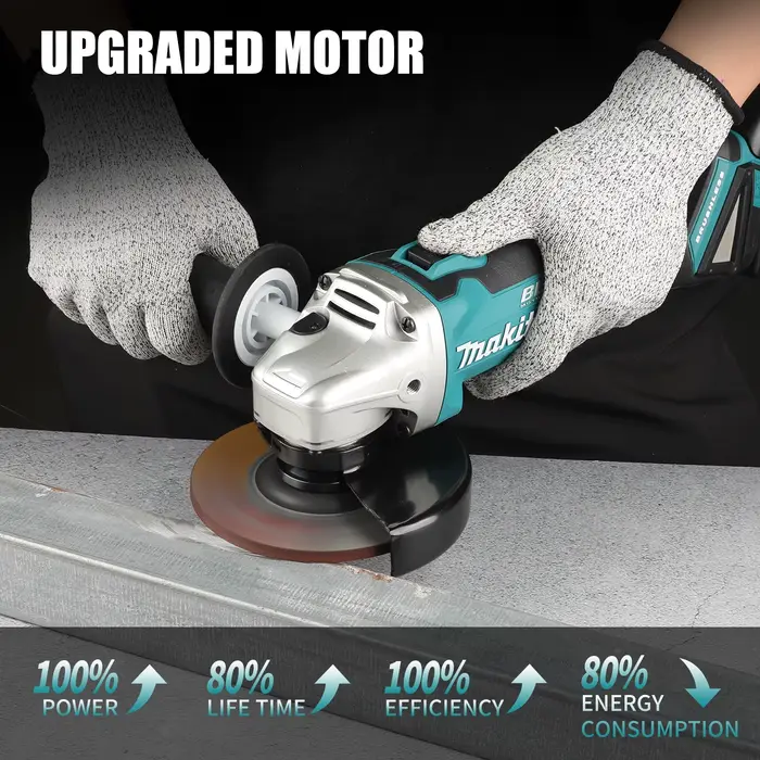Meuleuse d'angle électrique sans balais Makita DGA504 18V au lithium 2026