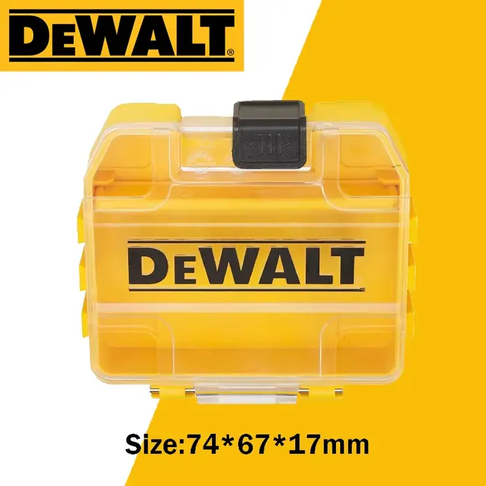 DEOBCTU DT70800 TSTAK-Petite Boîte Jaune, Coque Rigide Empilable, Étui d'Origine, Accessoires pour O