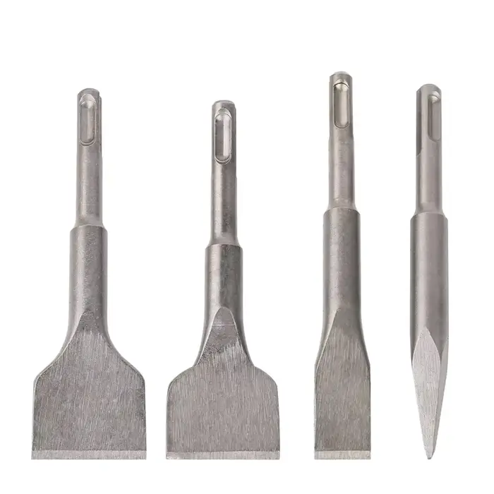 SDS PLUS tige électrique marteau maçonnerie Point rainure plat ciseau outils mur roche foret pour carrelage ciment béton brique pierre