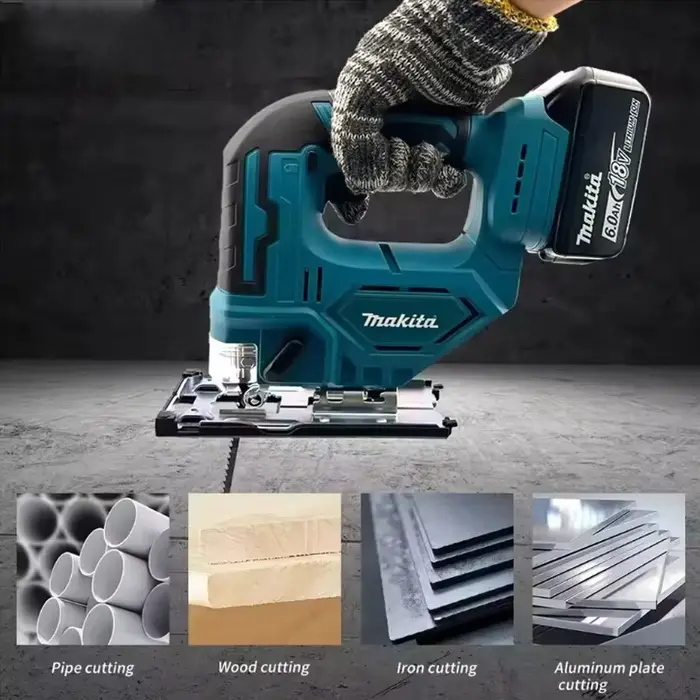 Scie sauteuse électrique sans fil Makita DJV182Z 340W avec lame de scie