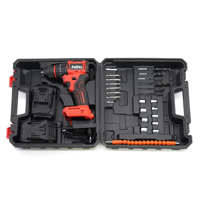 Outil électrique sans fil OEM, perceuse à percussion sans fil 21V avec couple élevé de 45 N.m et mot