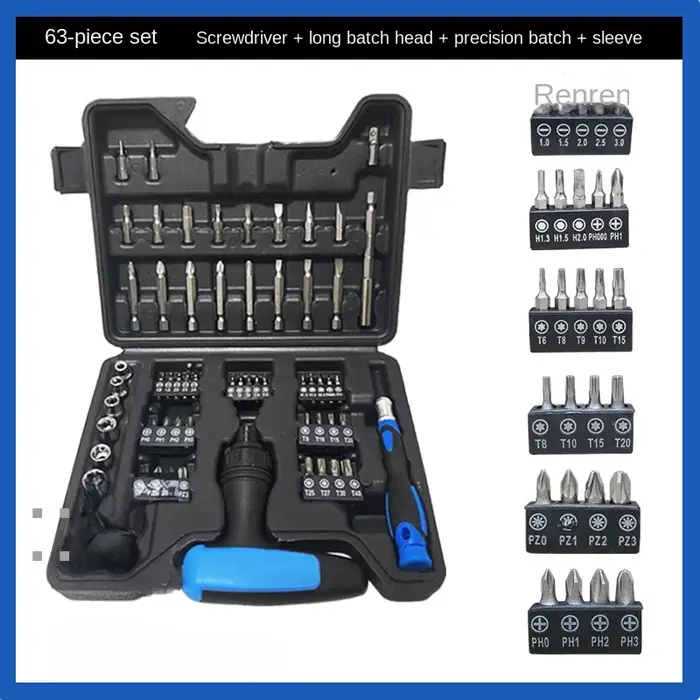 Petit jeu de tournevis multifonctionnel pratique pour la maison
