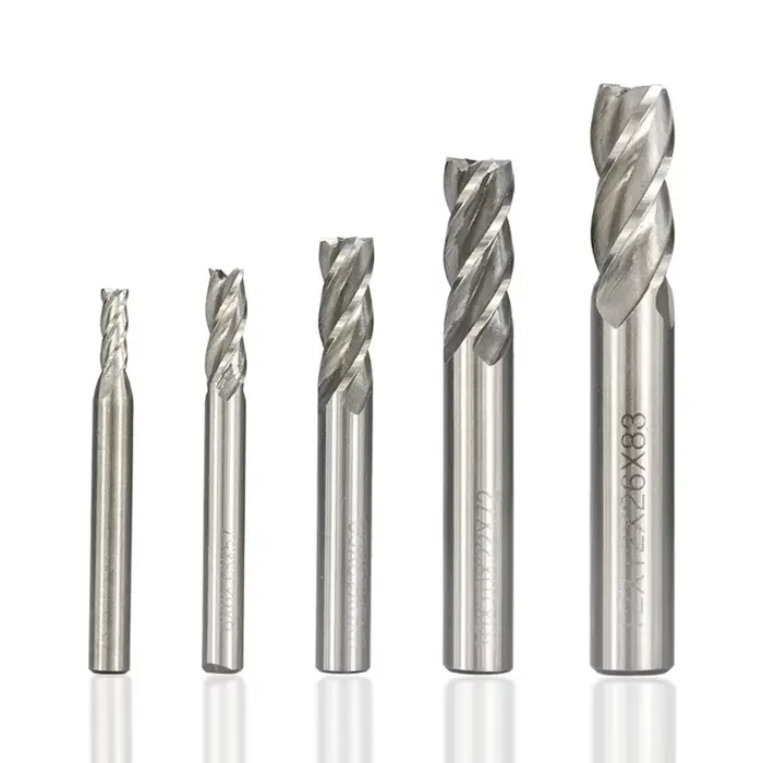 XCAN HSS fraise 4 cannelures fraise 1.5-13mm pour CNC Machine outils de fraisage routeur peu métal c