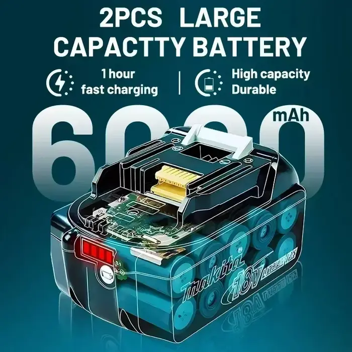 Batterie d'outil puissante 100% originale neuve 18V Makita 5Ah 6Ah 9Ah + chargeur