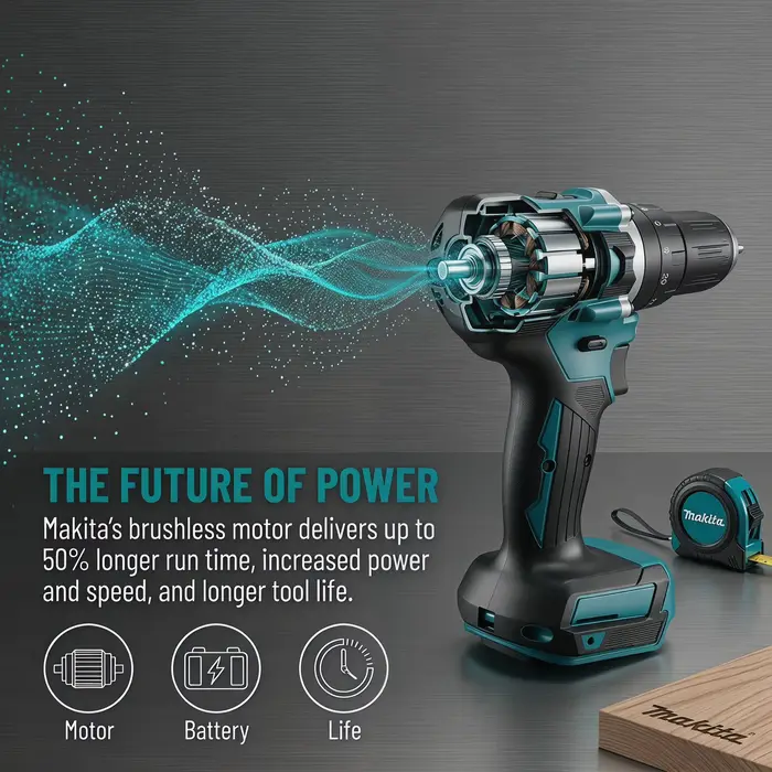 Makita Original DDF487 Perceuse-visseuse sans fil 18V
